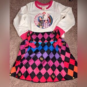 PatPat White and Multicolor Kids Matching Set